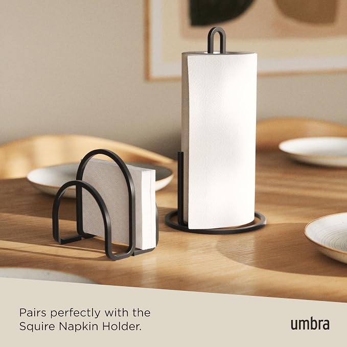 Umbra Squire Napkin Holder, Contemporary Metal Design, doubles as handle - Image 6