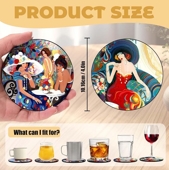 Coasters Set of 6 - Image 2
