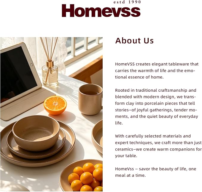 HomeVSS 20-Piece Dinnerware Set - Image 8