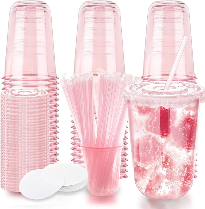 16oz Disposable Stemless Glasses by Unknown