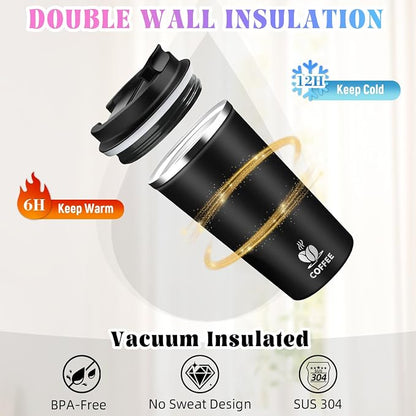 17oz Insulated Travel Coffee Mug - Image 5