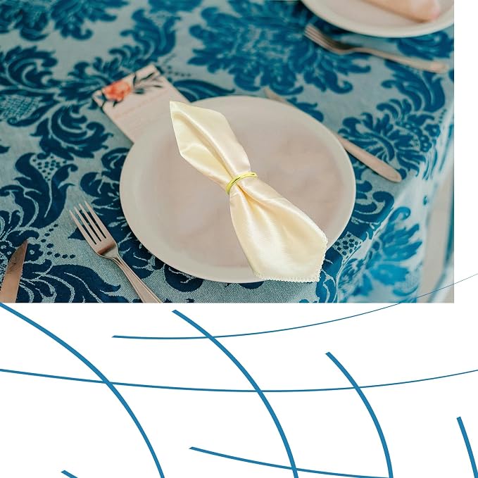 10 Pcs Gold Napkin Rings - Image 5