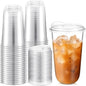 Baderke 50 Pcs Round Bottom Plastic Cups by Baderke