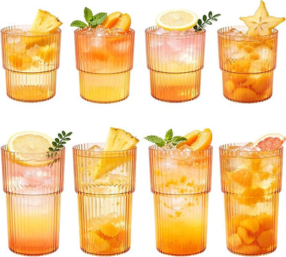 48 Pack Plastic Wine Glasses, 16 Oz Highball Glasses & 12 Oz Cocktail Glasses by Unknown