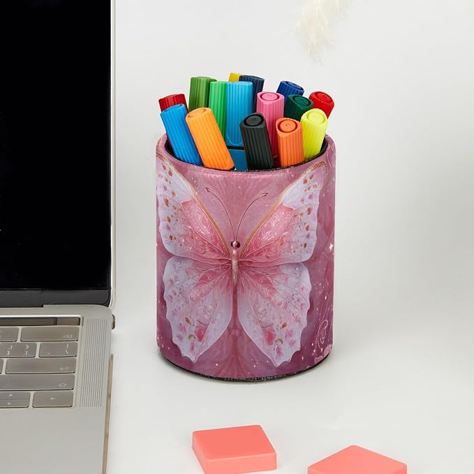 Leather Pen Holder for Desk - Image 5