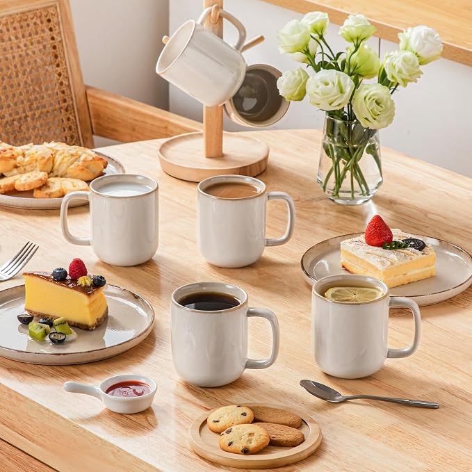 vancasso Coffee Mugs Set of 6, 12 Oz Ceramic Coffee Cups - Image 5