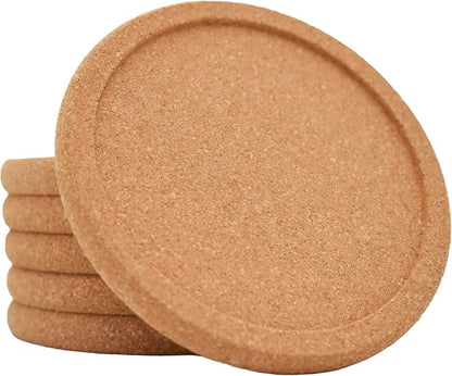 Cork Coasters for Drinks Absorbent by Unknown