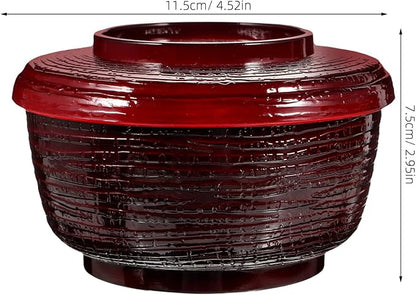 Luxshiny Japanese Bowl Minimalist Design for Rice and Soup Smooth Finish for Home Dining Cultural Aesthetics Polished Craftsmanship for Snacks and Instant Noodles