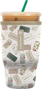Sok It JavaSok Iced Coffee & Cold Soda Insulated Neoprene Cup Sleeve (Daily Intentions, Large: 30-32oz)