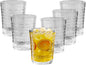 Acrylic Clear Highball Plastic Cups | Plastic Reusable Tumblers 16oz (Set of 6) | Stackable | BPA-free Tumblers | Shatterproof | Top-rack Dishwasher Safe