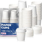Fit Meal Prep 100 Pack 4 oz Disposable Coffee Cups by FMPBRANDS