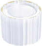 DaYammi 60PCS Clear Plastic Plates Heavy Duty Clear Disposable Plates 7.5” Fancy Gold Dessert Platos Small Cake Plates Appetizer Platos Hard Round Plastic Disposable for Wedding and Party