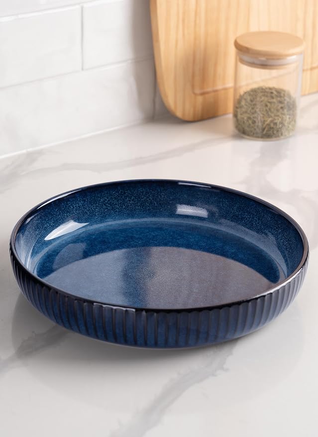 famiware Starlight Large pasta bowls set of 4, Serving Bowls - Image 6