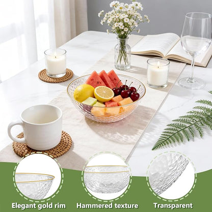 Tinybee 50 Pack Clear Plastic Bowls - Image 6