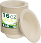 Paper Bowls 16 oz, Heavy Duty Disposable Bowls Perfect by Birchio