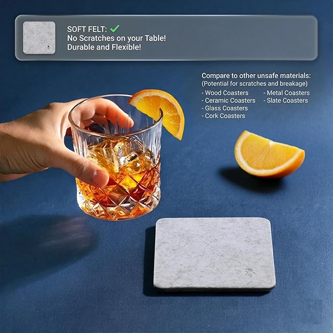 A&A Wonders Premium Felt Coasters - Image 4