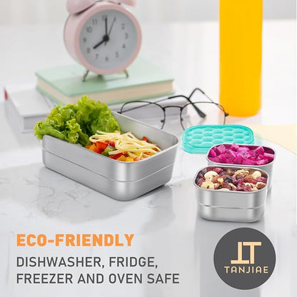 Small Stainless Steel Lunch Containers - Image 4