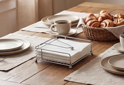 hiwafifi Napkin Holder for Table, Flat Napkin Dispenser - Image 4
