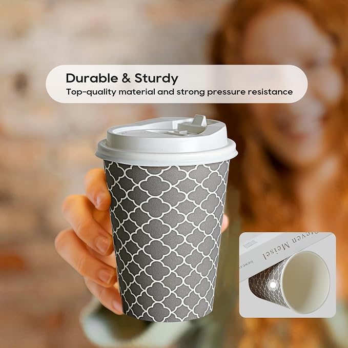 JOLLY PARTY Disposable Coffee Cups - Image 3