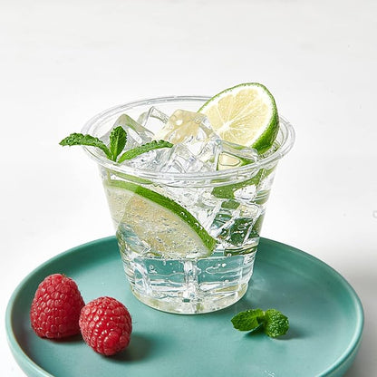 Turbo Bee 600 Pack 9 oz Clear Plastic Cups, Disposable Reusable Tumblers - Image 2