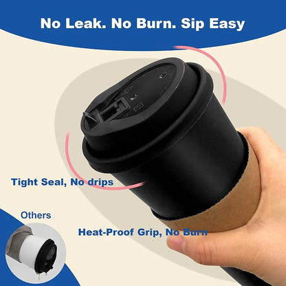 16 oz 100 Pack Coffee Cups - Image 5