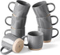 famiware Coffee Mugs for 8, 13 oz Mug Set, Drinking Cup by Famiware