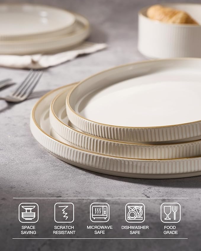 famiware Star 10/8 inches Salad Plates Set - Image 4