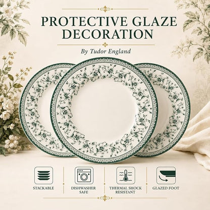 Royal 24-Piece Porcelain Dinnerware Set - Image 4