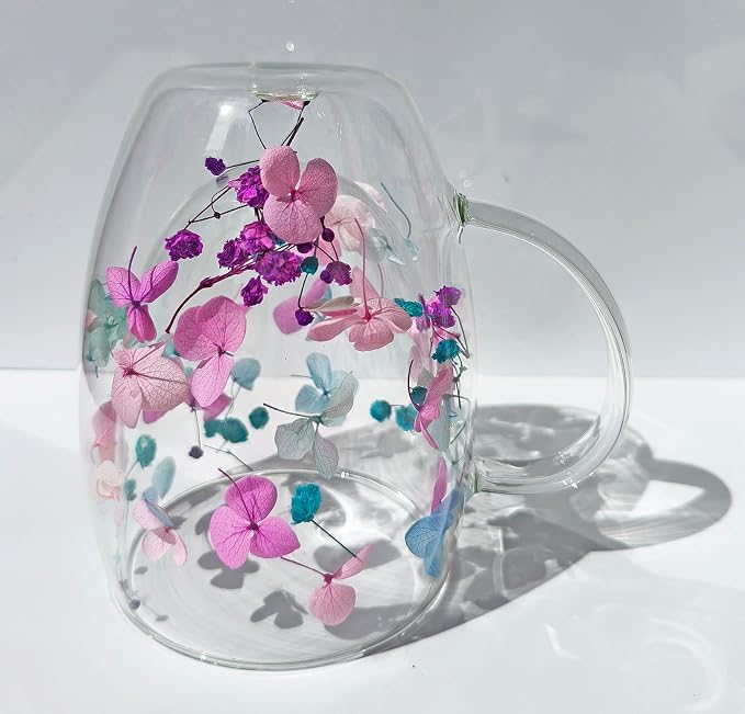 NBHUZEHUA Double Walled Coffee Mugs Glass Cups Wedding Anniversary Registry - Image 6