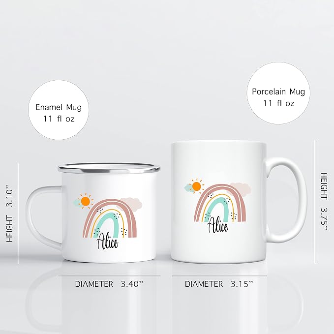 Personalized Mug for Kids, Girls | Customized Hot Chocolate, Coffee & Milk Cup - Image 3