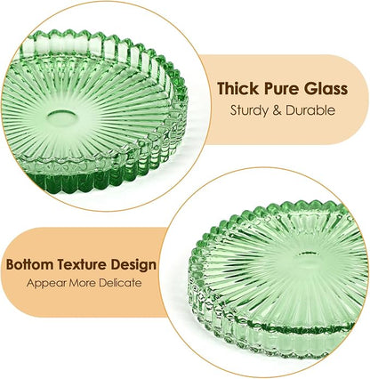 Modern Clear Coaster Set of 8- Glass Coasters - Image 4
