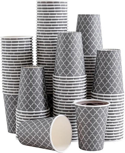 Lamosi Coffee Cups 12 oz 180 Pack, Disposable Paper Coffee Cups, Hot Cups | by BuyNow