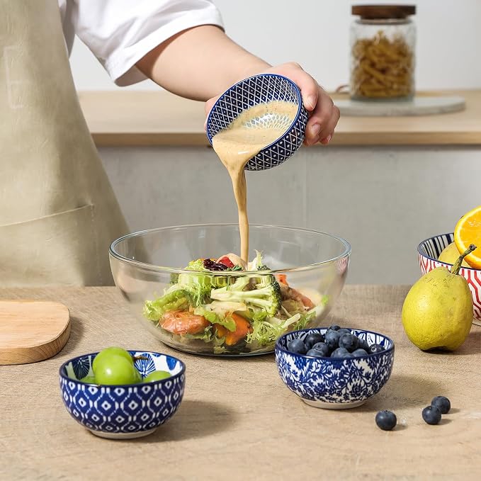 Selamica Ceramic 4 OZ Dipping Bowls Set, 3.5 Inch Mini Bowls - Image 6