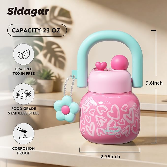 22 oz Tote Insulated Water Bottle - Image 2