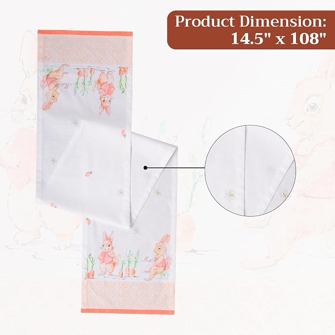 Maison d' Hermine Table Runner 100% Cotton 14.50" x 108" | Table Runners 108 - Image 7