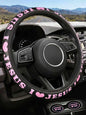 Christian I Love Jesus Pink Steering Wheel Cover by Unknown