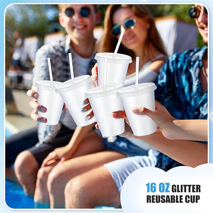 Uiifan 6 Pcs 16 oz Reusable Tumbler - Image 4