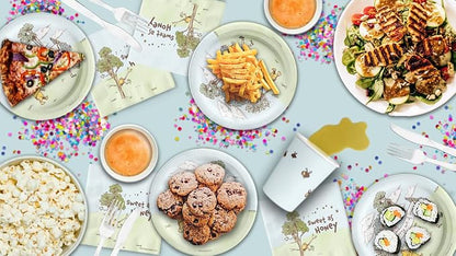 Winnie the Pooh Bear Boy's Birthday Party Supplies Set Plates Napkins Cups - Image 8