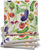 Thirstystone Eat Veggies 4 Pack Tumbled Tile Stone Coasters | 4" Square by CounterArt