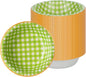 50 Pcs Small Paper Bowls, 8 oz Disposable Gingham Bowls, Soak Proof, Cut Proof by DTFMZOV