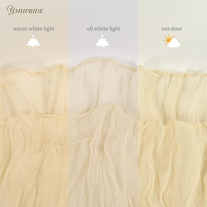 12 Pack Cheesecloth Table Runner 35 x 120 inch Long Boho Cheese Cloth Gauze - Image 5