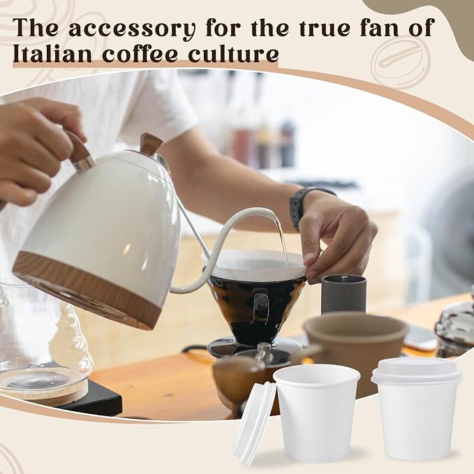 100 Sets 4 oz Disposable Espresso Cup - Image 5