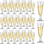 SUREHOME Plastic Champagne Flutes 40 Pack Disposable Champagne Glasses 5oz by SUREHOME