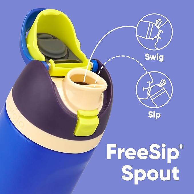 Owala FreeSip Kids Stainless Steel Water Bottle 16 oz Celestial Sphere - Image 2