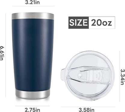 20 oz Tumbler with Lid Stainless Steel Insulated Tumblers Bulk Cups Mug | - Image 7