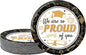 2026 Graduation Plates 7 Inch 40Pcs Black and Gold Disposable Paper Plates by Unknown