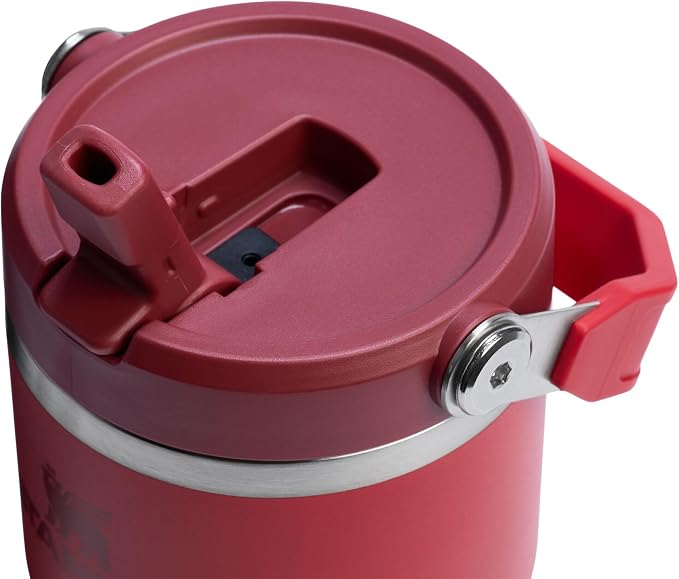 STANLEY IceFlow 2.0 Flip Straw Tumbler, 20 oz, Chili Red | Easy Carry Handle | - Image 2