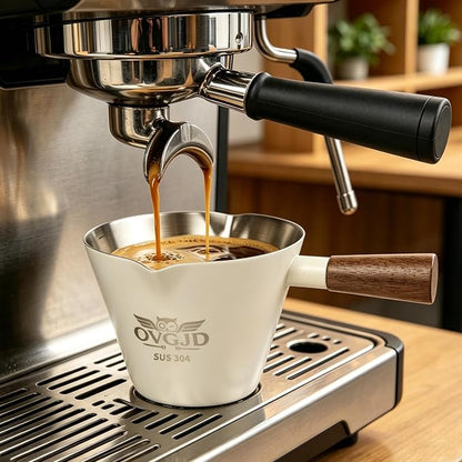 4Oz Espresso Shot Cups, Stainless Steel Espresso Cups, Espresso Measuring Cup | by Unknown