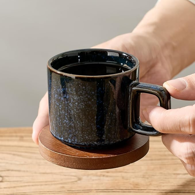 LUKA Porcelain Stackable Espresso Cups - Image 8