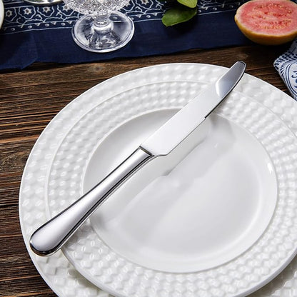 Premium Verona 4-Piece 9.7-Inch Dinner Knife Set | Stainless Steel Serrated - Image 4